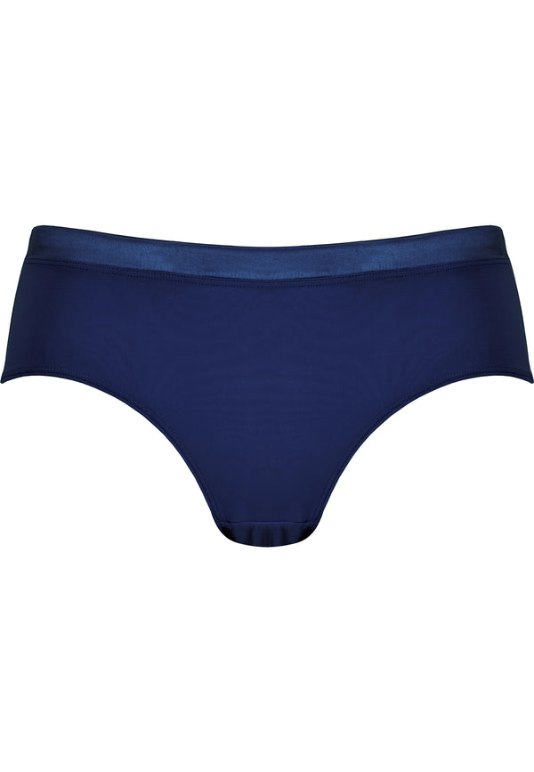 Naturana Softer Slip mit Glanzband - Navy Sonderangebote