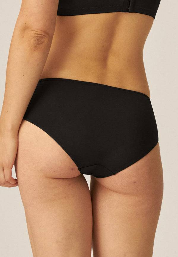 Naturana Softer Slip mit Glanzband - Schwarz VIP-Rabatte