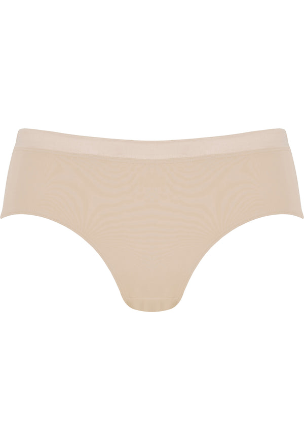 Naturana Softer Slip mit Glanzband - Light Beige Tiefpreis