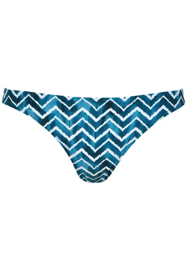 Naturana Bikinihose The Zig-Zag - Smaragd-Ecru JETZT KAUFEN