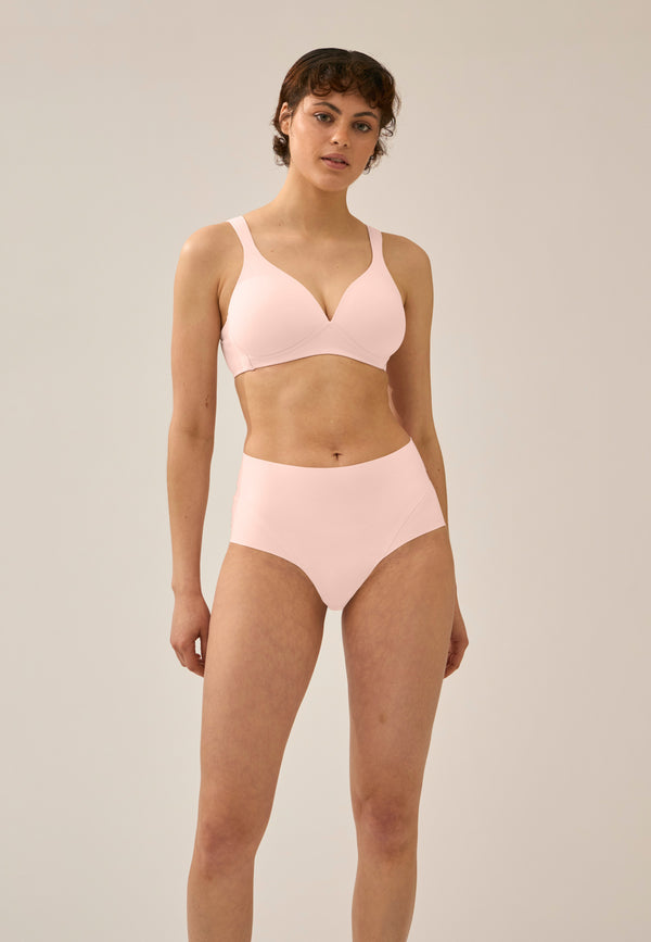 Naturana High Waist Slip mit leichtem Shape-Effekt - Blush Vierteljährliche Förderung