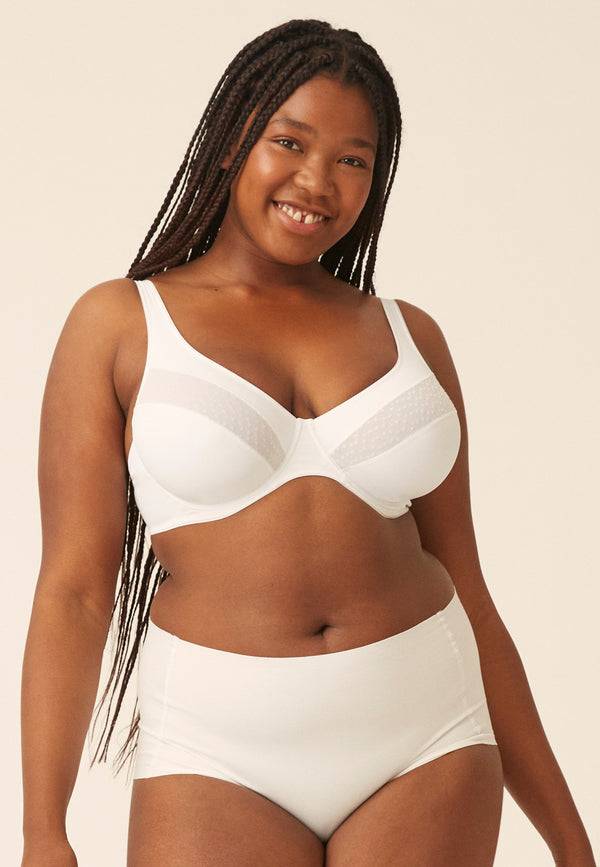Naturana Bügel-BH mit Spitzendetails - Weiss Discount Store für neue Produkte