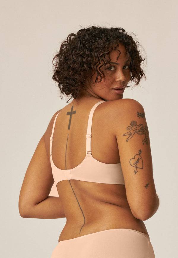 Naturana Bügel-BH mit Schale - Clay Kostenloser Versand international