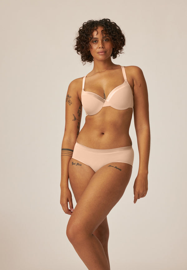 Naturana Bügel-BH mit Schale - Clay Kostenloser Versand international