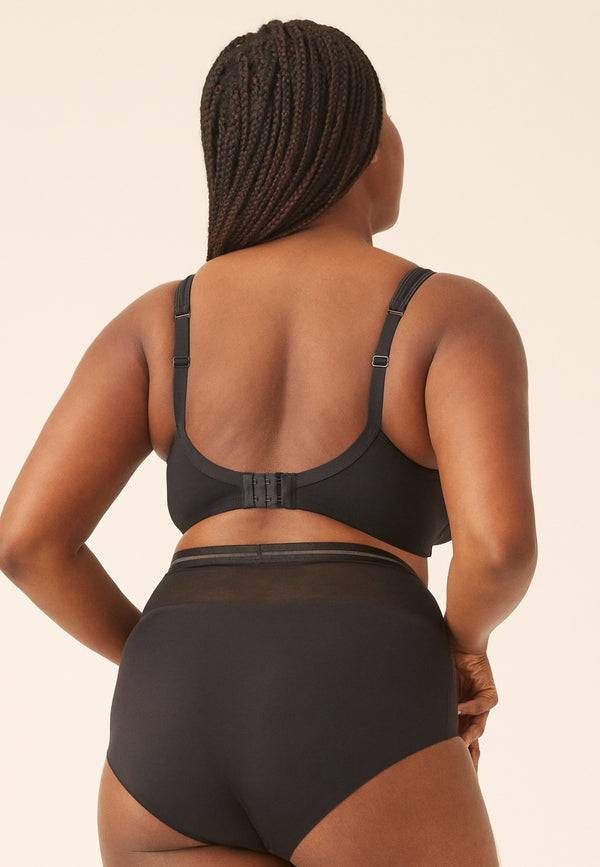 Naturana Soft-BH mit Mesheinsatz - Schwarz Online