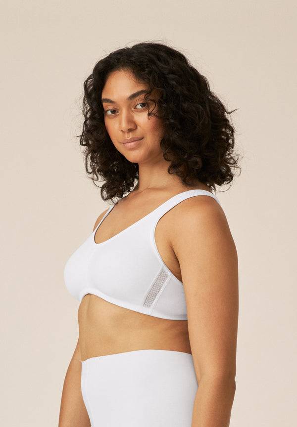 Naturana Soft-BH aus Baumwolle - Weiss Verkauf