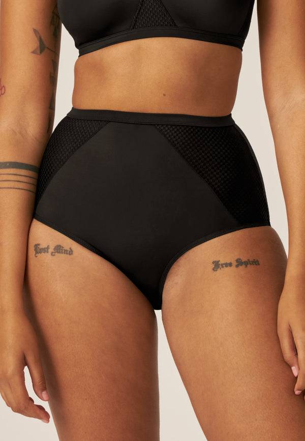 Naturana Comfort High Waist Slip - Schwarz Online Shopping