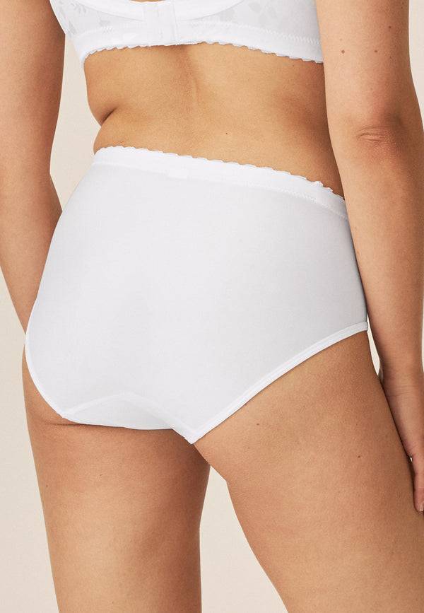 Naturana Minimizer Slip mit Blumenmuster - Weiss Weihnachtsangebot