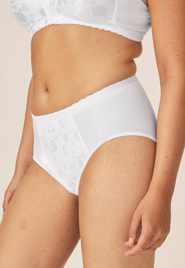 Naturana Minimizer Slip mit Blumenmuster - Weiss Weihnachtsangebot