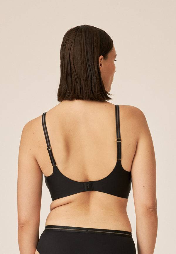 Naturana Softer Wohlfühl-BH mit Mesh-Details - Schwarz Bestseller