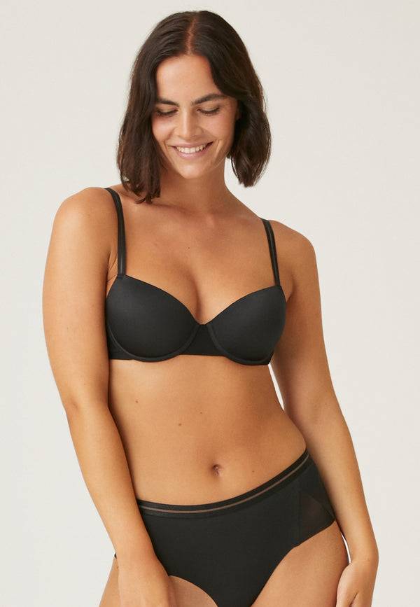 Naturana Bügel-BH mit Schale - Schwarz Saisonale Angebote