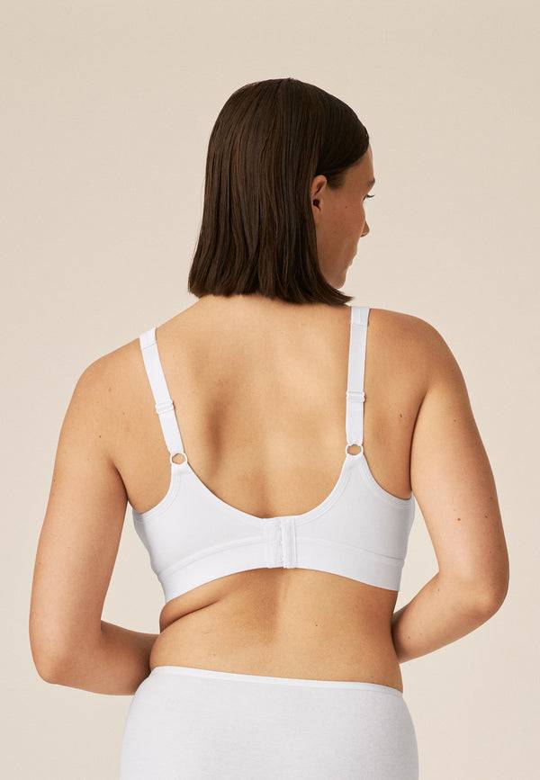 Naturana Athleisure Soft-BH - Weiss Räumungsverkauf