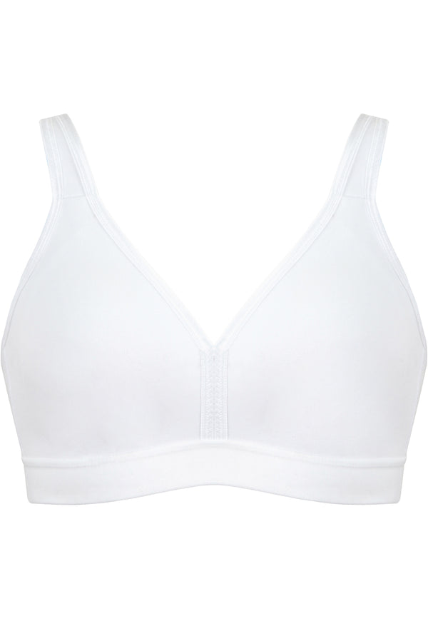 Naturana Athleisure Soft-BH - Weiss Räumungsverkauf