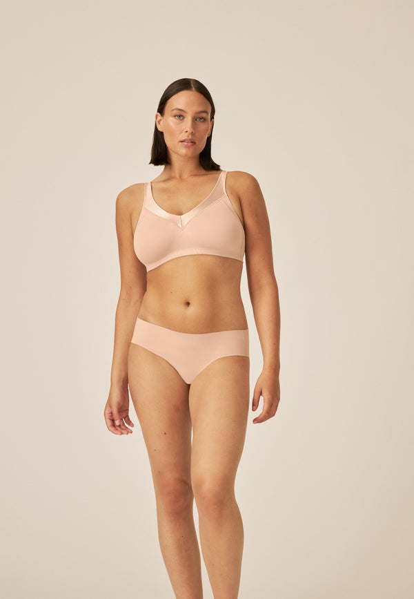 Naturana Minimizer Soft-BH mit Glanzband - Light Beige Kauf eins, bekomm eins gratis