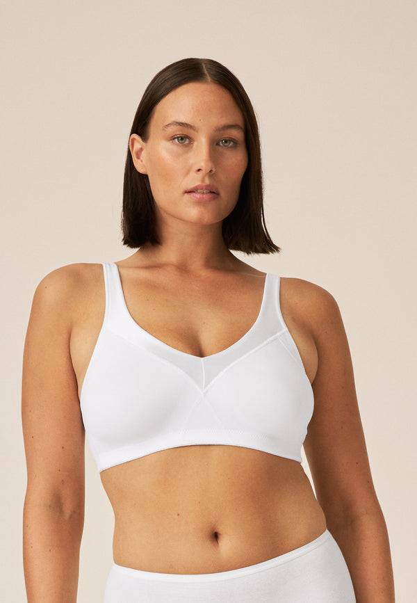 Naturana Minimizer Soft-BH mit Glanzband - Weiss Tägliche Deals