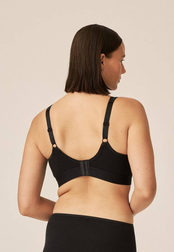 Naturana Athleisure Soft-BH - Schwarz VIP-Rabatte