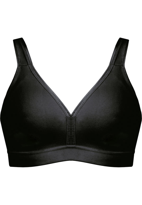 Naturana Athleisure Soft-BH - Schwarz VIP-Rabatte
