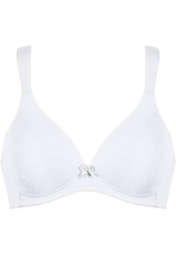 Naturana Soft-BH mit Schale und Entlastungsträgern - Weiss Super Sparpreis