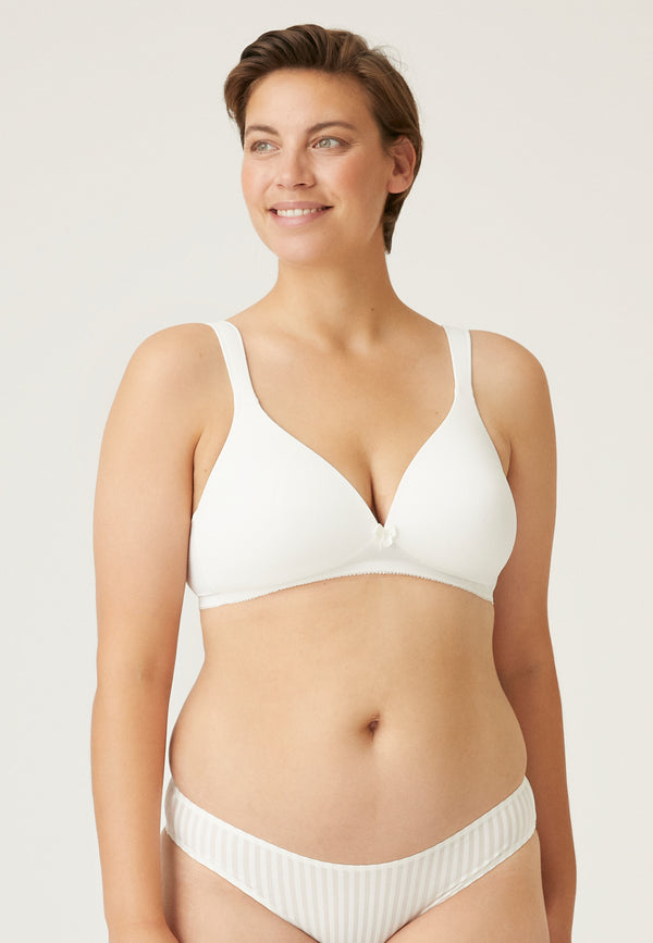 Naturana Soft-BH mit Schale und Entlastungsträgern - Champagner Begrenzte Freigabe