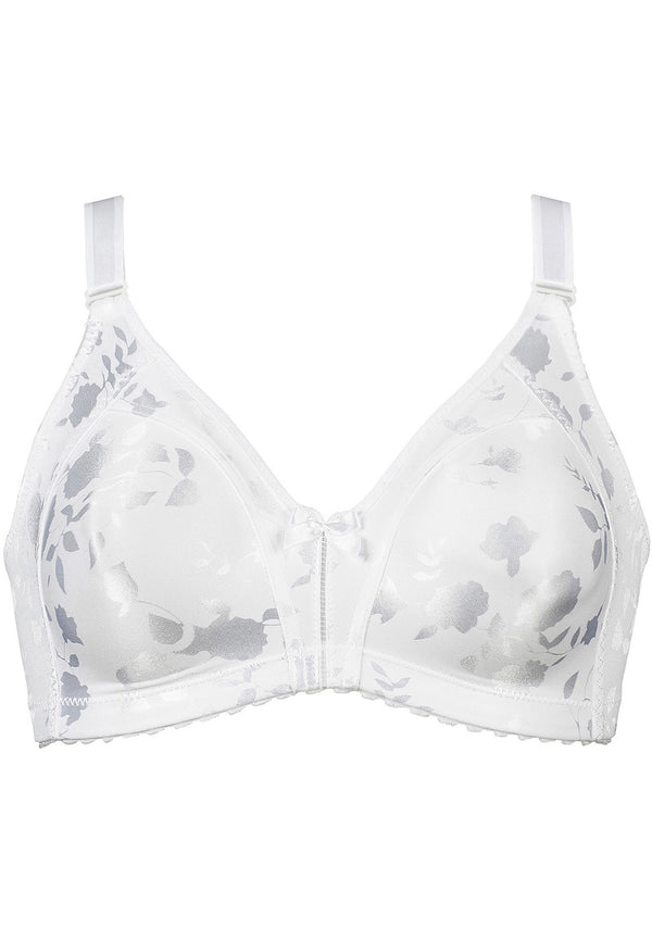Naturana Minimizer Soft-BH in Blumenmuster - Weiss Letzte 3 Tage