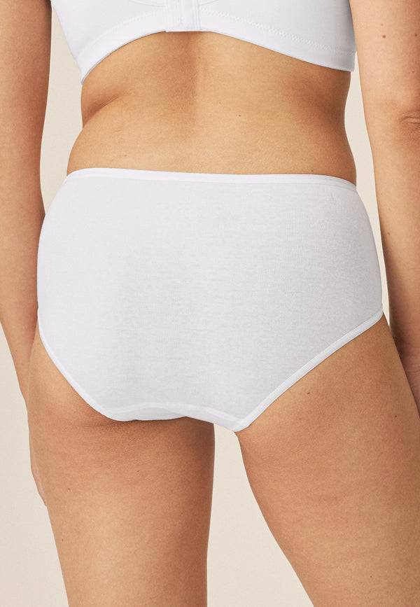Naturana Midi Slip aus Biobaumwolle - Weiss Vierteljährliche Förderung