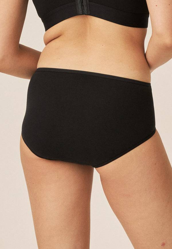 Naturana Midi Slip aus Biobaumwolle - Schwarz Bis zu 55% Rabatt