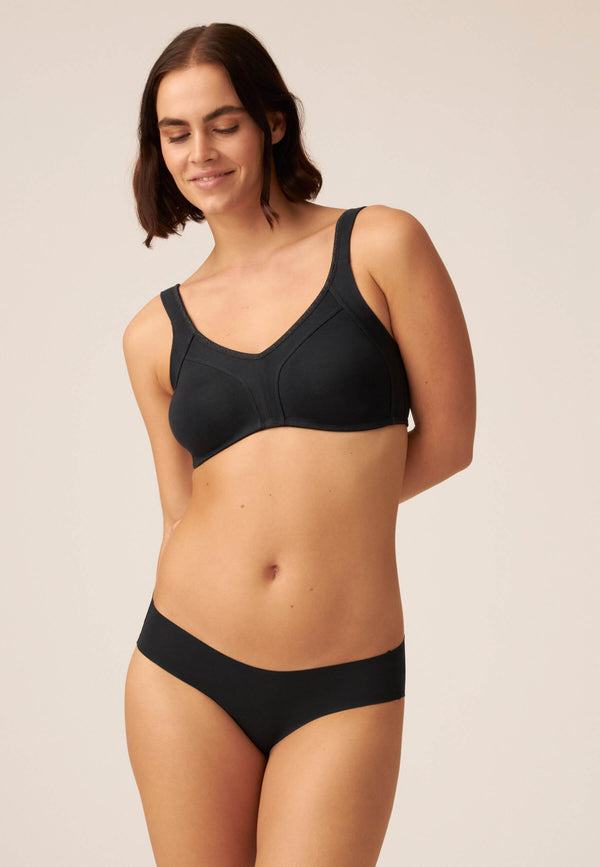 Naturana Slip mit Baumwolle - Schwarz Nur noch ein Tag übrig