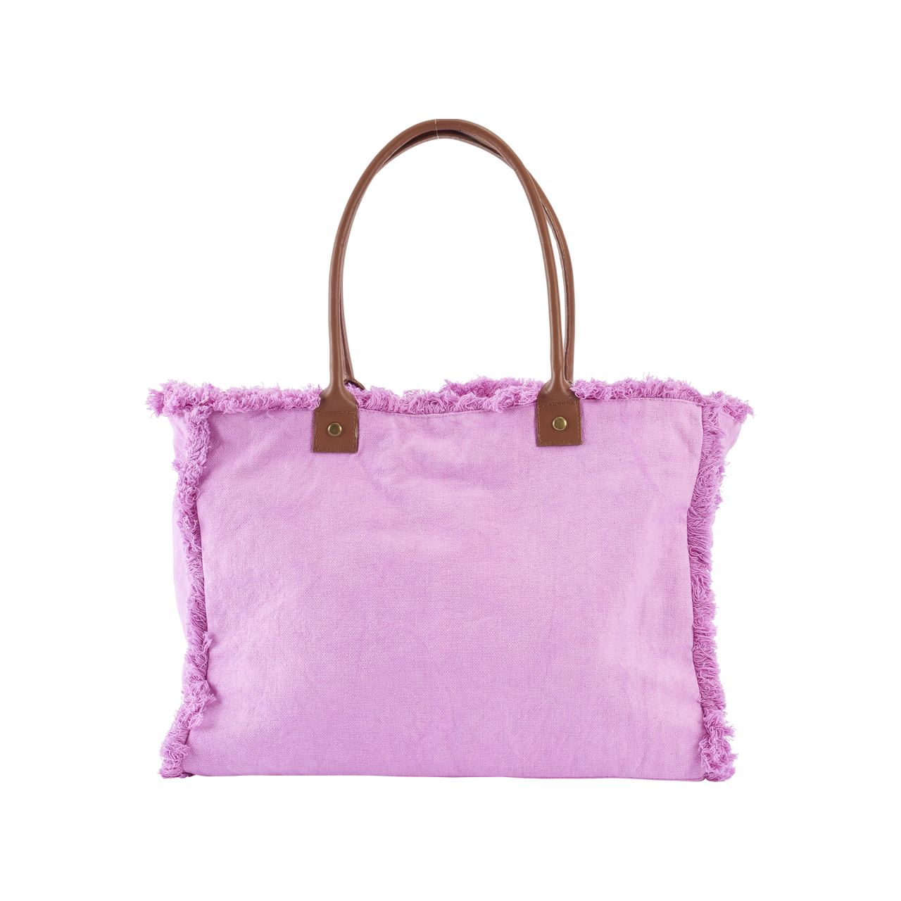 Nitzsche Accessoires Canvas Shopper mit Henkel in Lederoptik und Innentaschen Fabrikladen