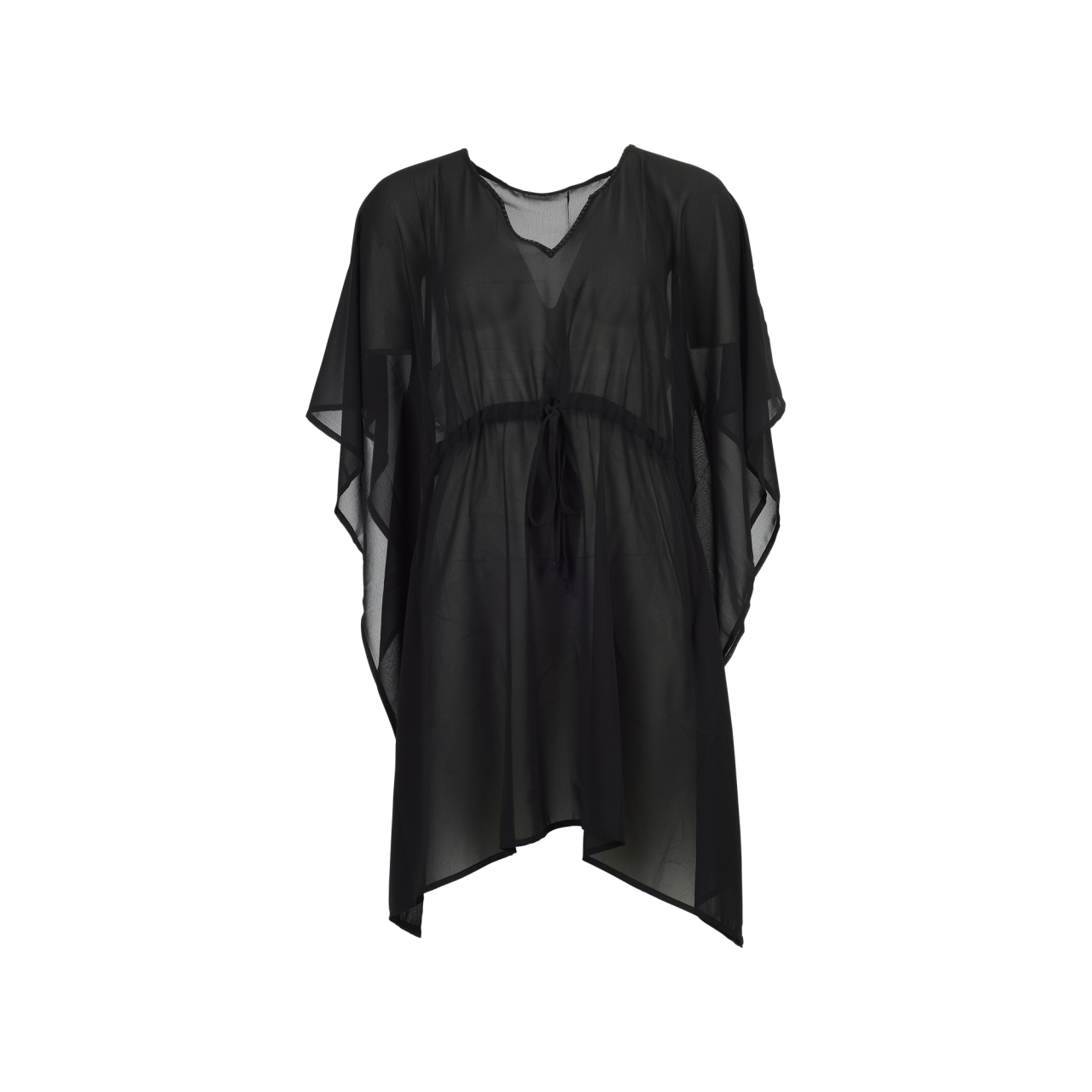 Nitzsche Accessoires Strandkleid mit sommerlichem Druck mit V-Ausschnitt Fabrikpreis