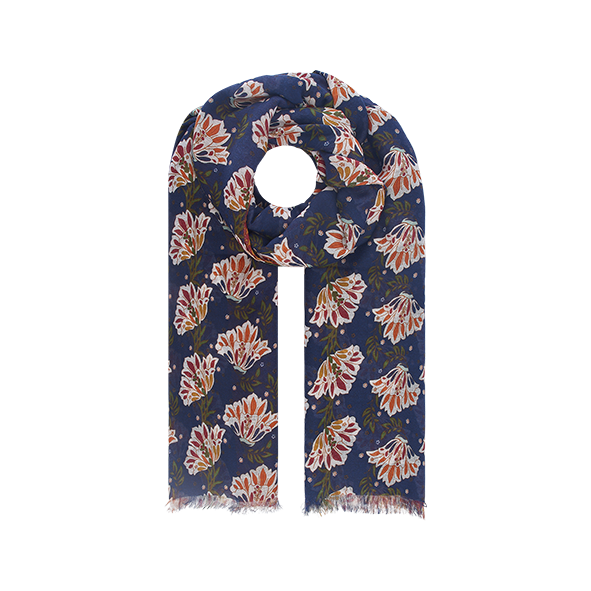 Nitzsche Accessoires Gemusterter Schal für Damen aus Polyester Zeitbegrenzte Promotion