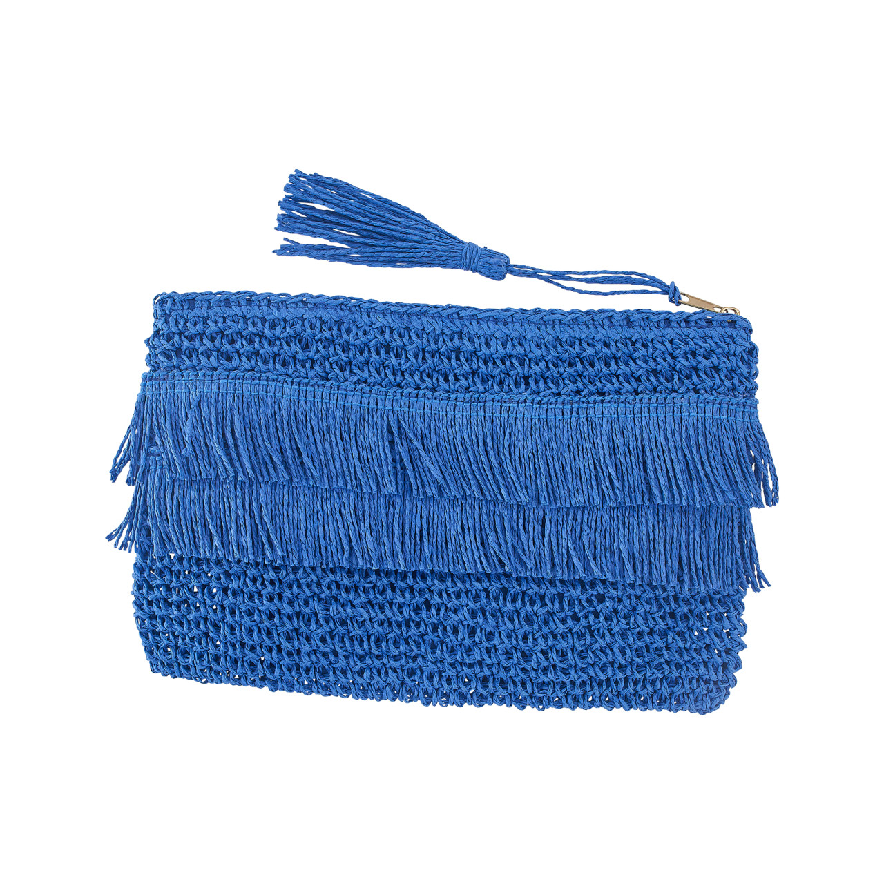 Nitzsche Accessoires Dekorative Clutch mit Fransen Dekor und Quaste Verkauf