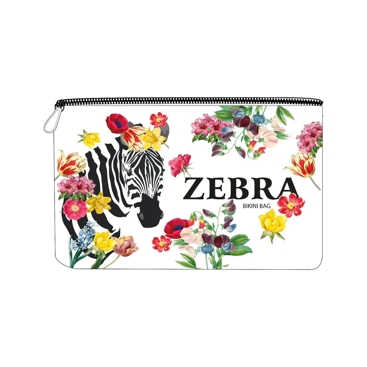 Nitzsche Accessoires Bikinibag mit buntem Zebra-Muster Hotsell