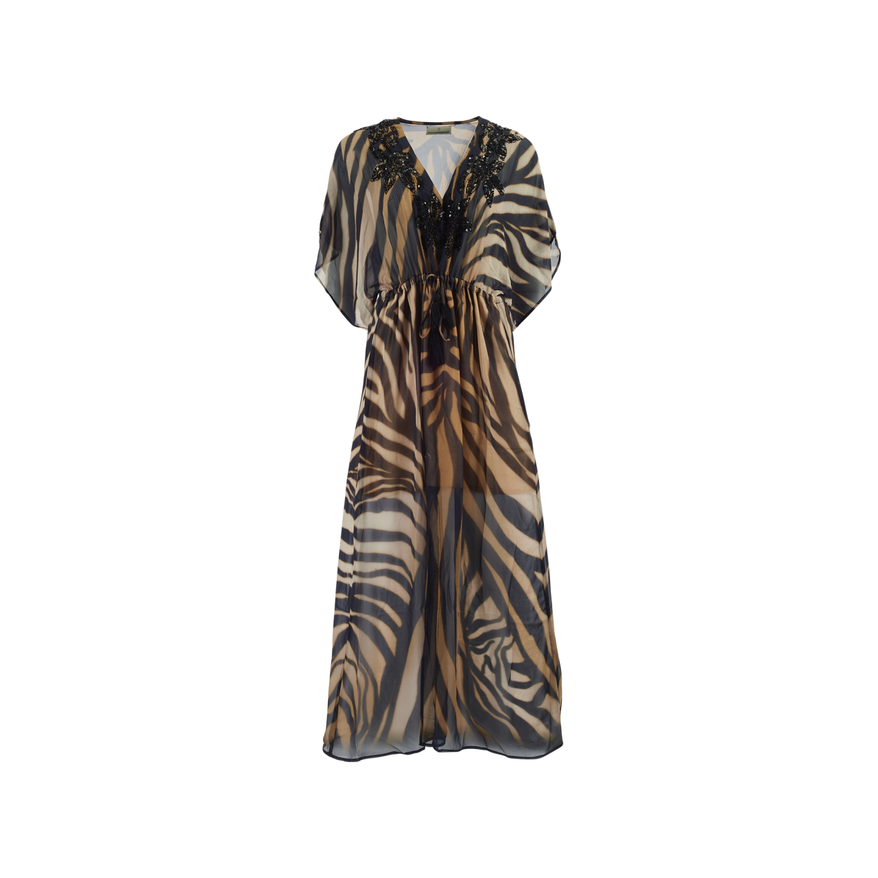 Nitzsche Accessoires Leichtes Strandkleid mit Paillettenverzierung am Ausschnitt Online Outlet