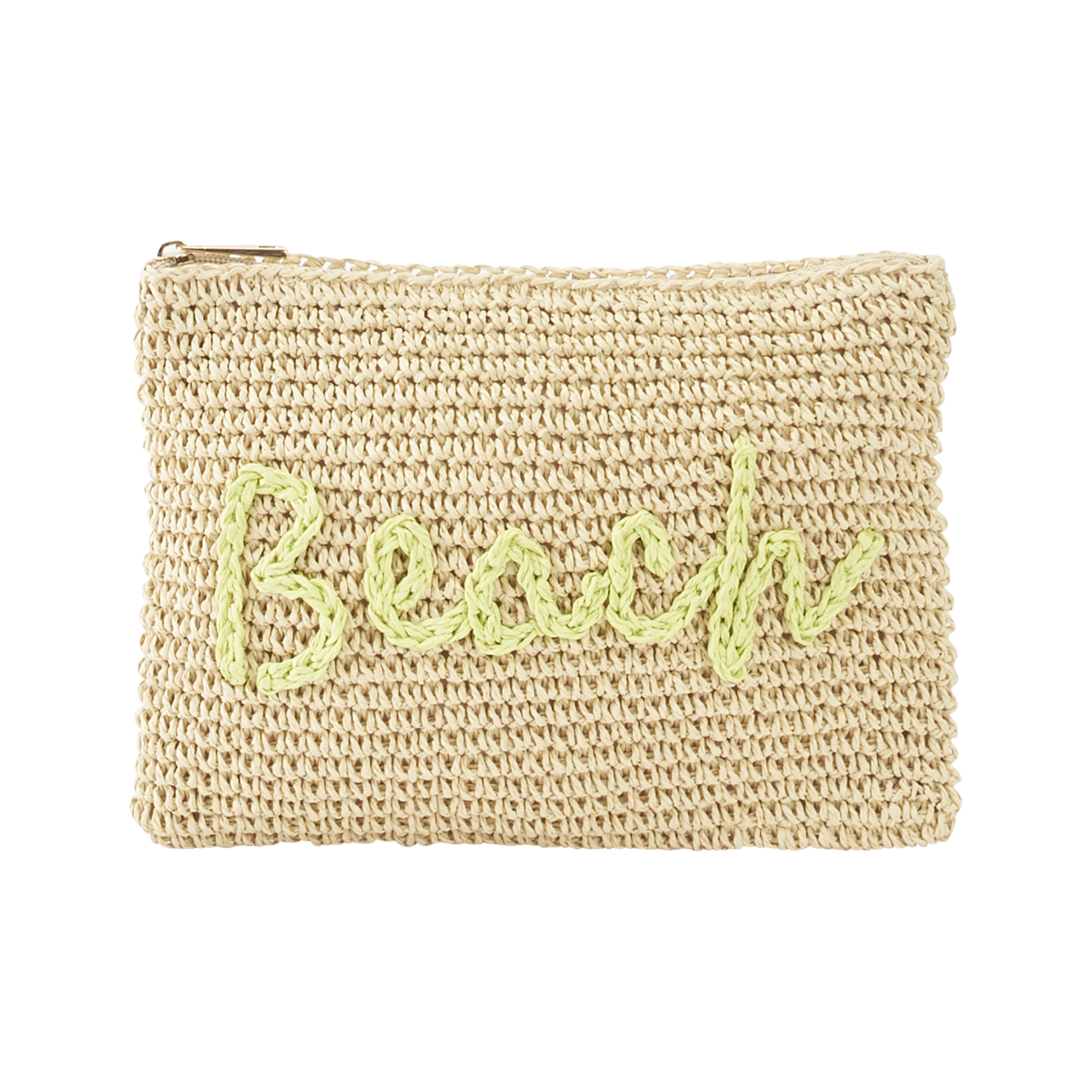 Nitzsche Accessoires Papierstrohtasche mit stylischer Beachaufschrift Saisonale Angebote