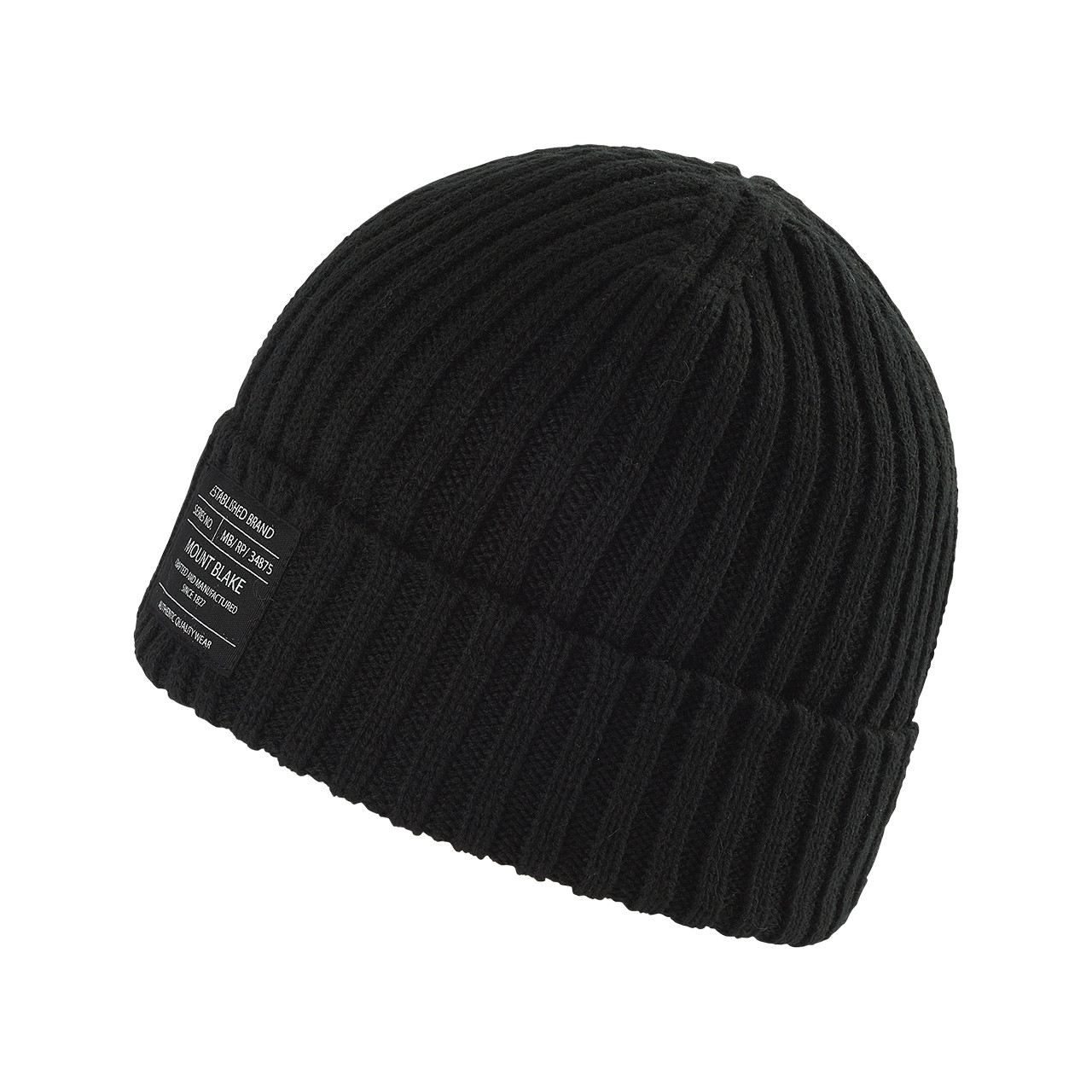 Nitzsche Accessoires Lässige Herren Strickmütze mit NF Label Discount Store für neue Produkte