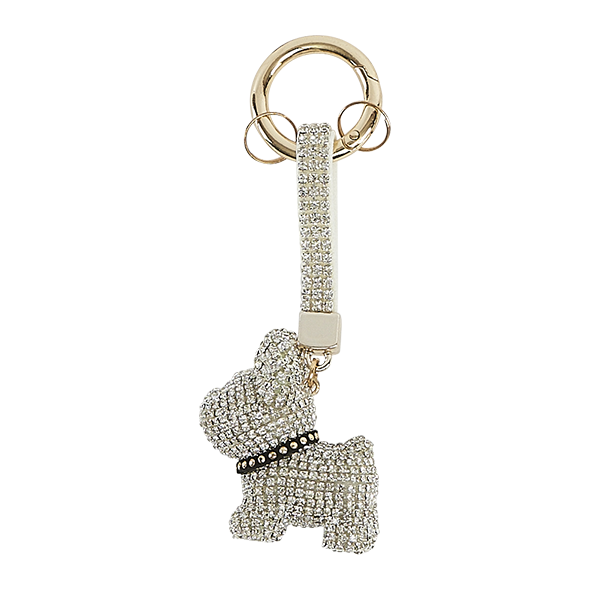 Nitzsche Accessoires Hochwertiger Schlüsselanhänger mit glitzernem Hund Günstig kaufen