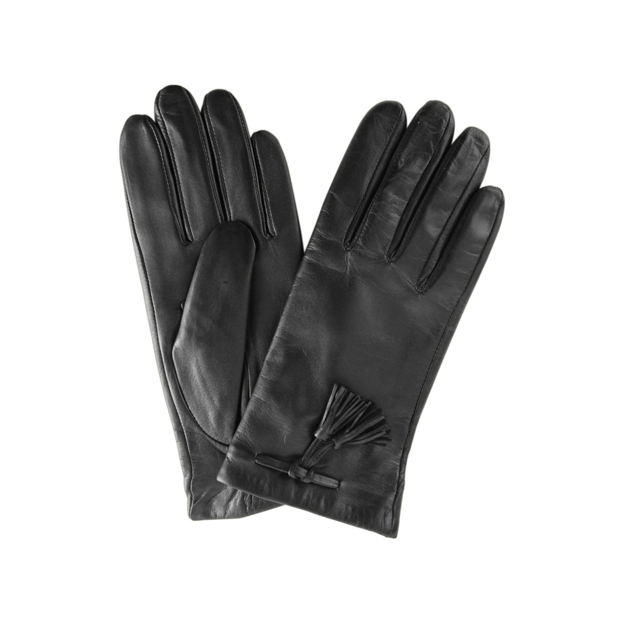 Nitzsche Accessoires Glattleder Handschuh mit Fleecefutter für Damen Exklusivangebot