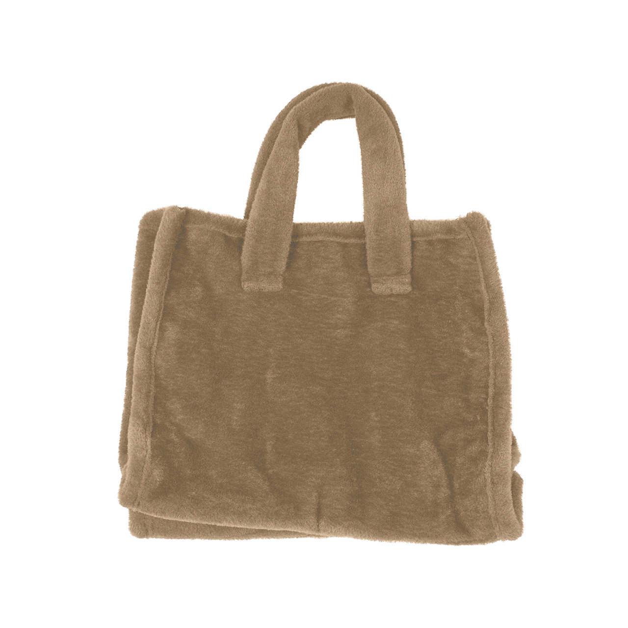 Nitzsche Accessoires Einfarbige Tasche aus Kunstfell Heißer Verkauf