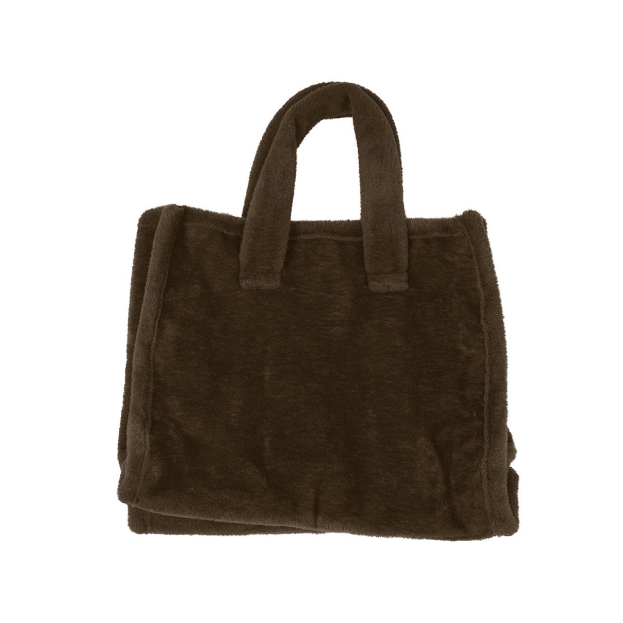 Nitzsche Accessoires Einfarbige Tasche aus Kunstfell Heißer Verkauf
