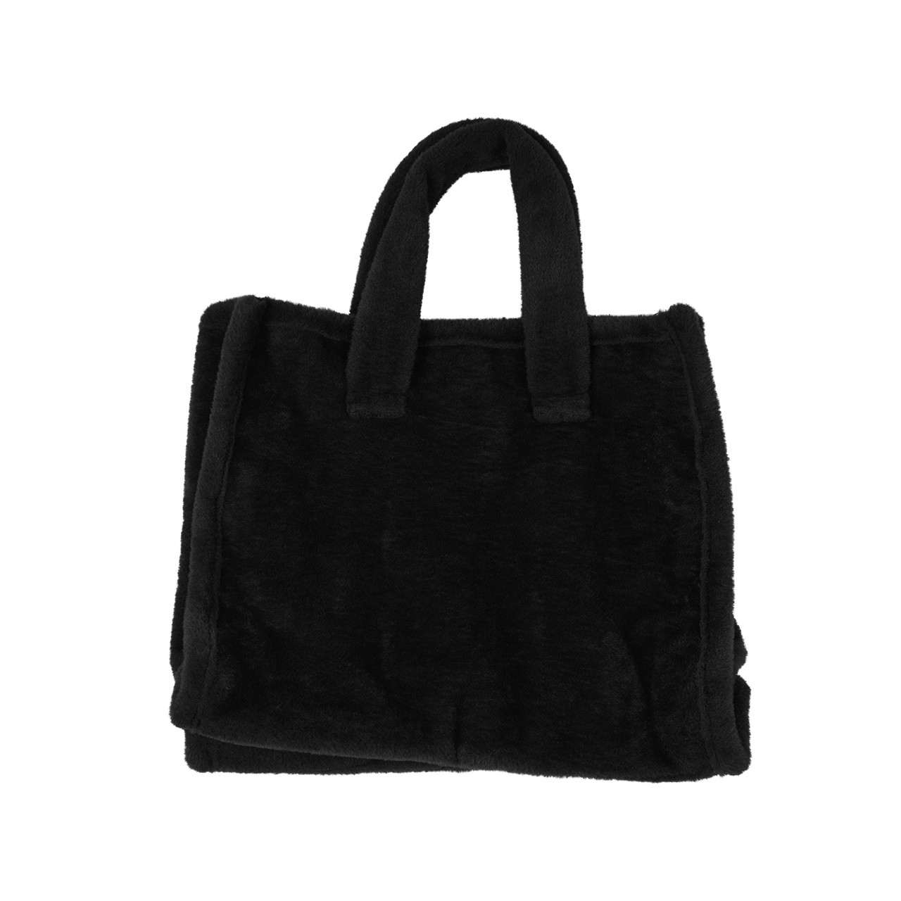 Nitzsche Accessoires Einfarbige Tasche aus Kunstfell Heißer Verkauf
