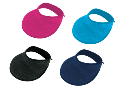 Nitzsche Accessoires Einfarbiger Visor für Damen Auslauf
