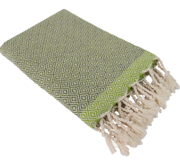 Nitzsche Accessoires Schickes Strandtuch mit Fransen Fabrikverkauf