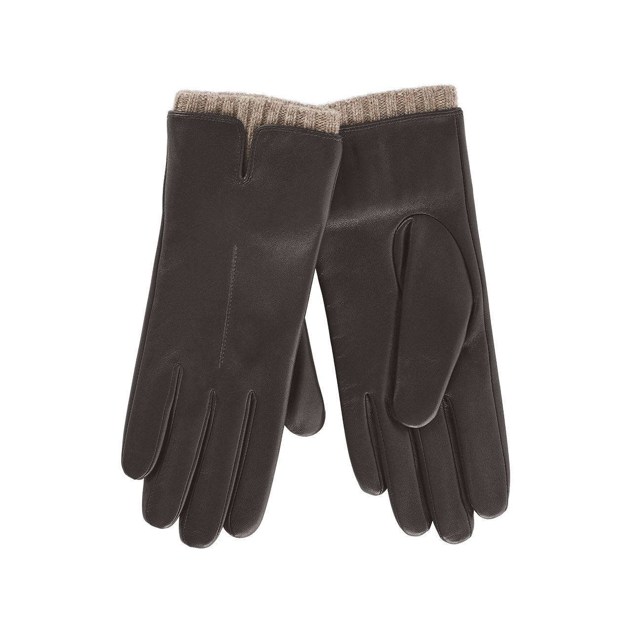 Nitzsche Accessoires Smartphone Glattleder Handschuh für Damen mit Stulpe Neueste Stile