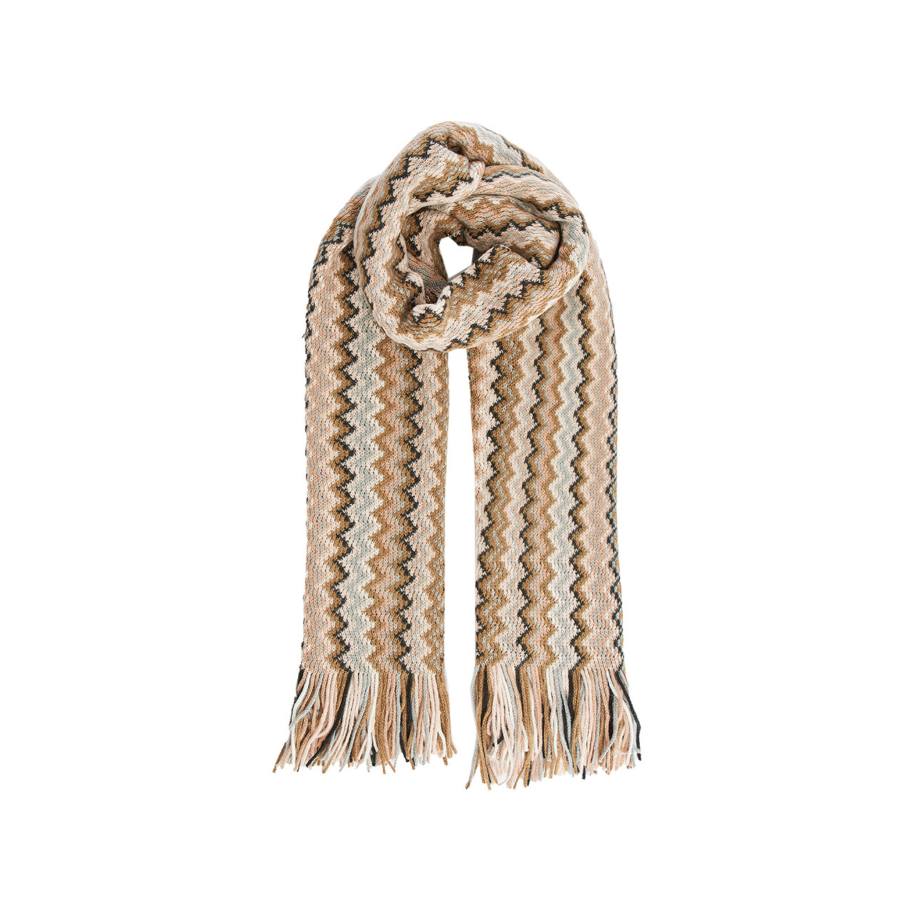 Nitzsche Accessoires Strickschal im Streifendesign für Damen Flash Sale