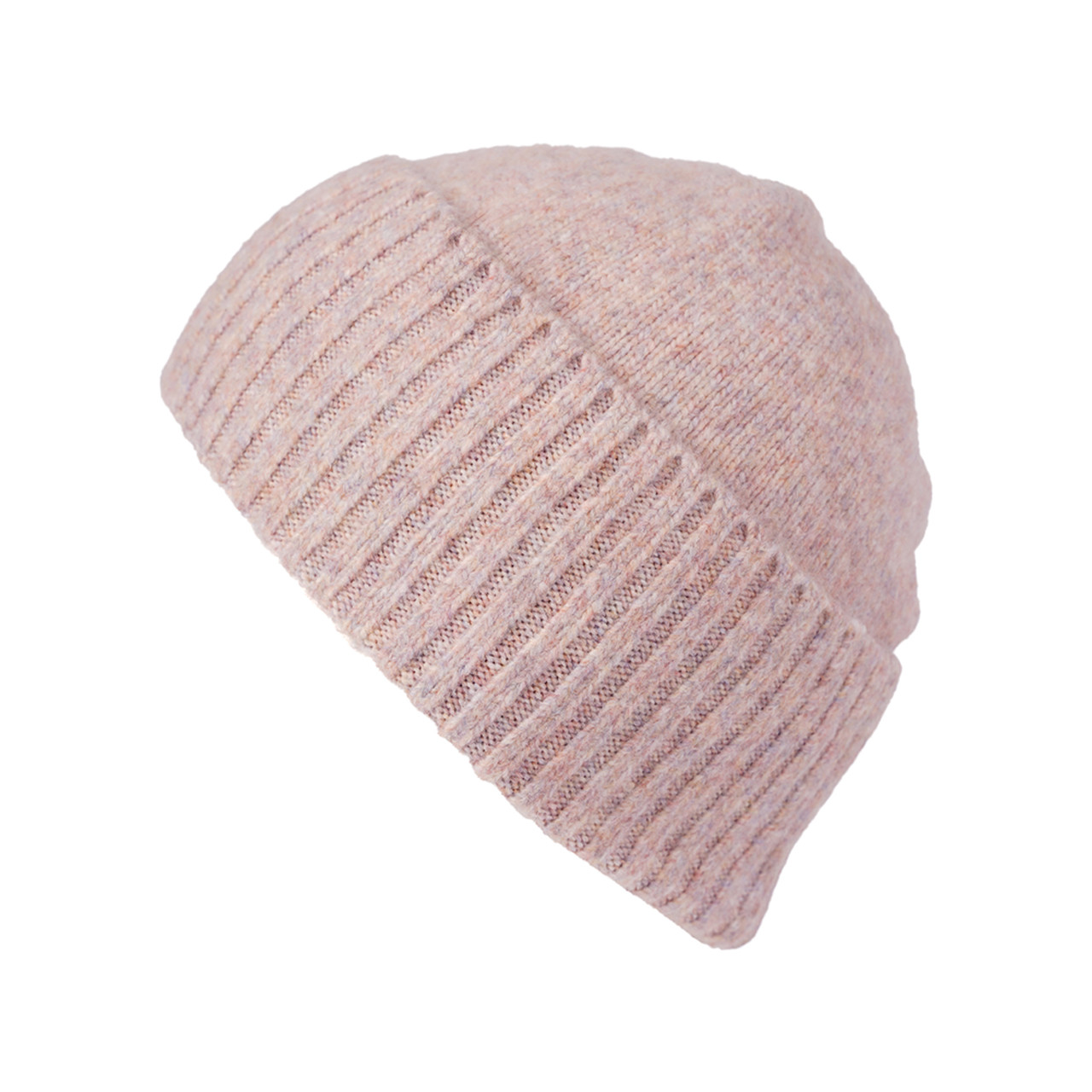 Nitzsche Accessoires Damenstrickmütze in melange Optik mit Umschlag Top Angebot
