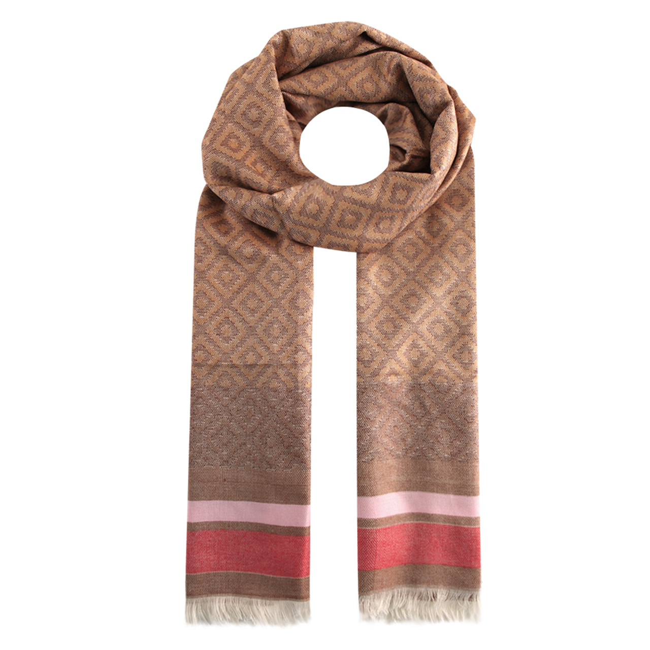 Nitzsche Accessoires Gemusterter Schal für Damen Zeitbegrenzte Promotion