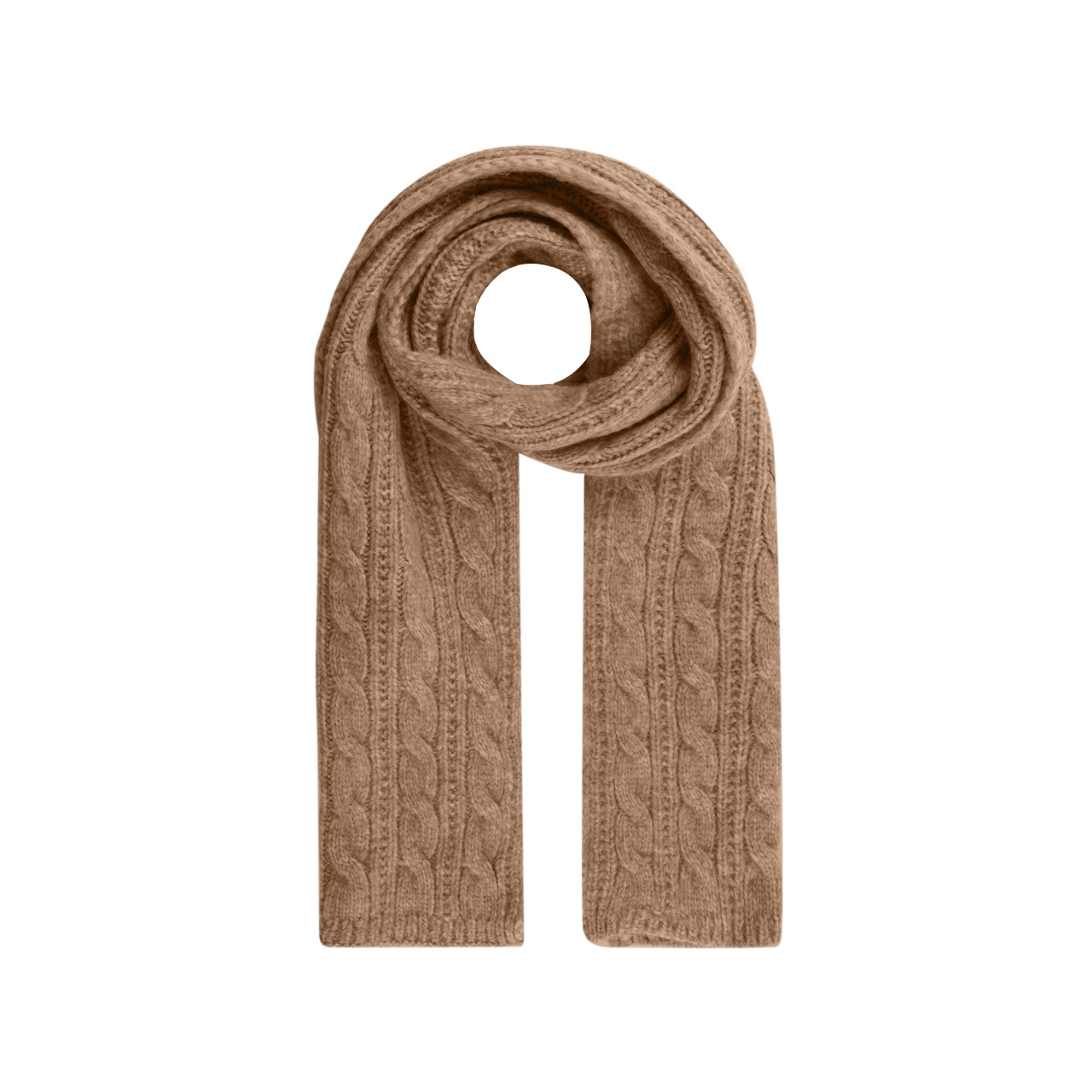 Nitzsche Accessoires Einfarbiger Winterschal mit Zopfmuster für Damen Super Rabatt