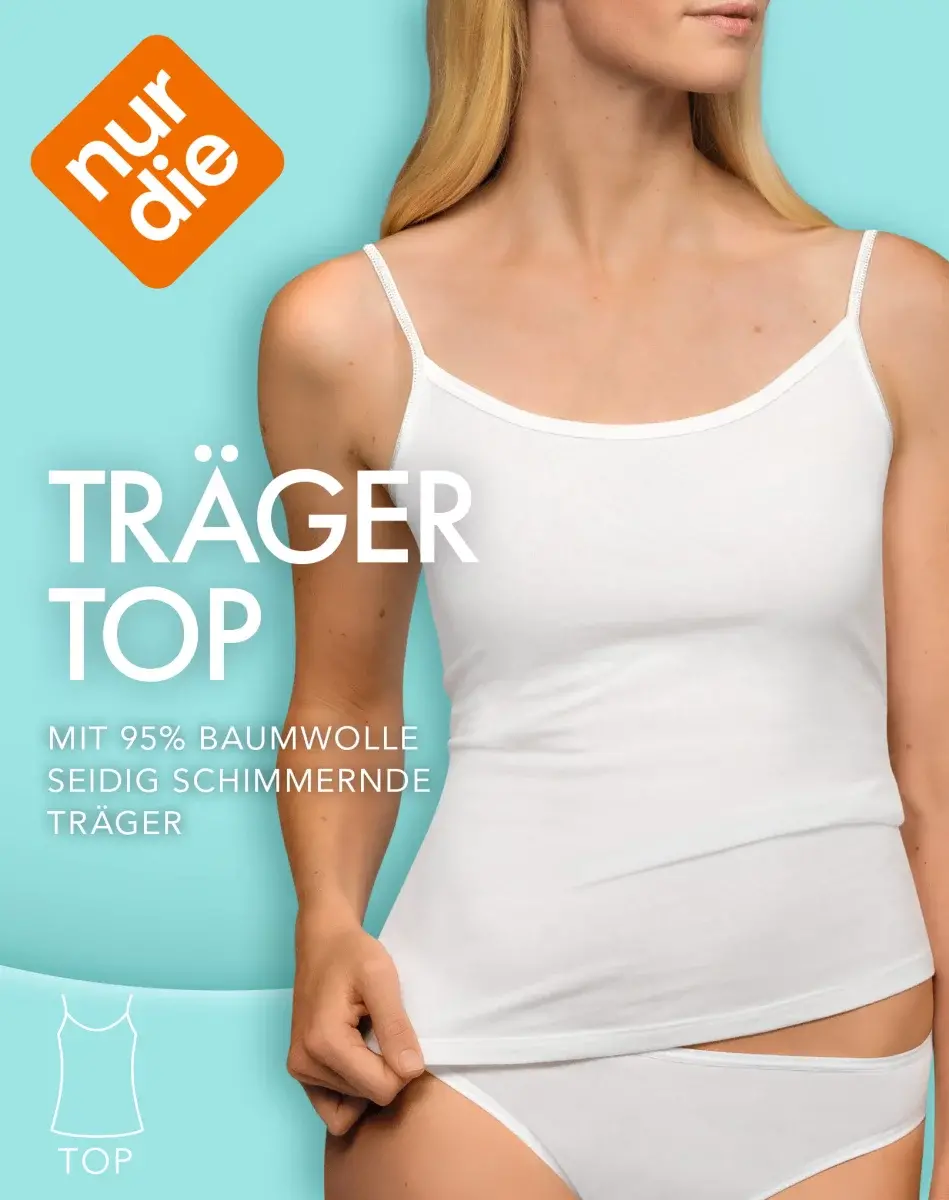 Nur Die Unterhemd Damen - weiß - Größe 44-46 Riesige Rabatte