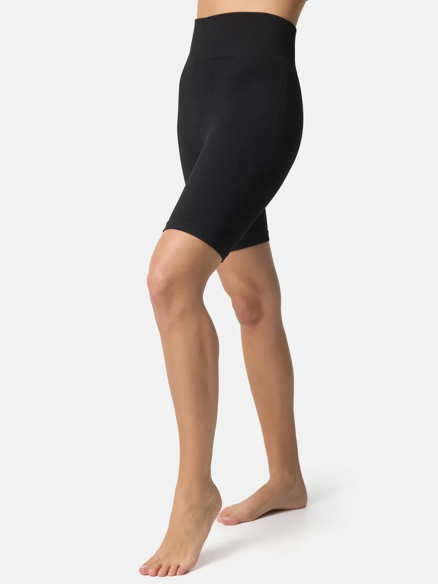 Nur Die Radler Shorts in Ripp-Optik - schwarz - Größe 44-46 Speichern exportieren