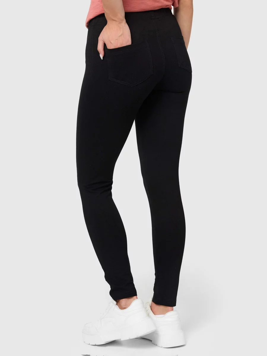 Nur Die Treggings Pure Black - Relax & Go - schwarz - Größe 44-46 Auslauf